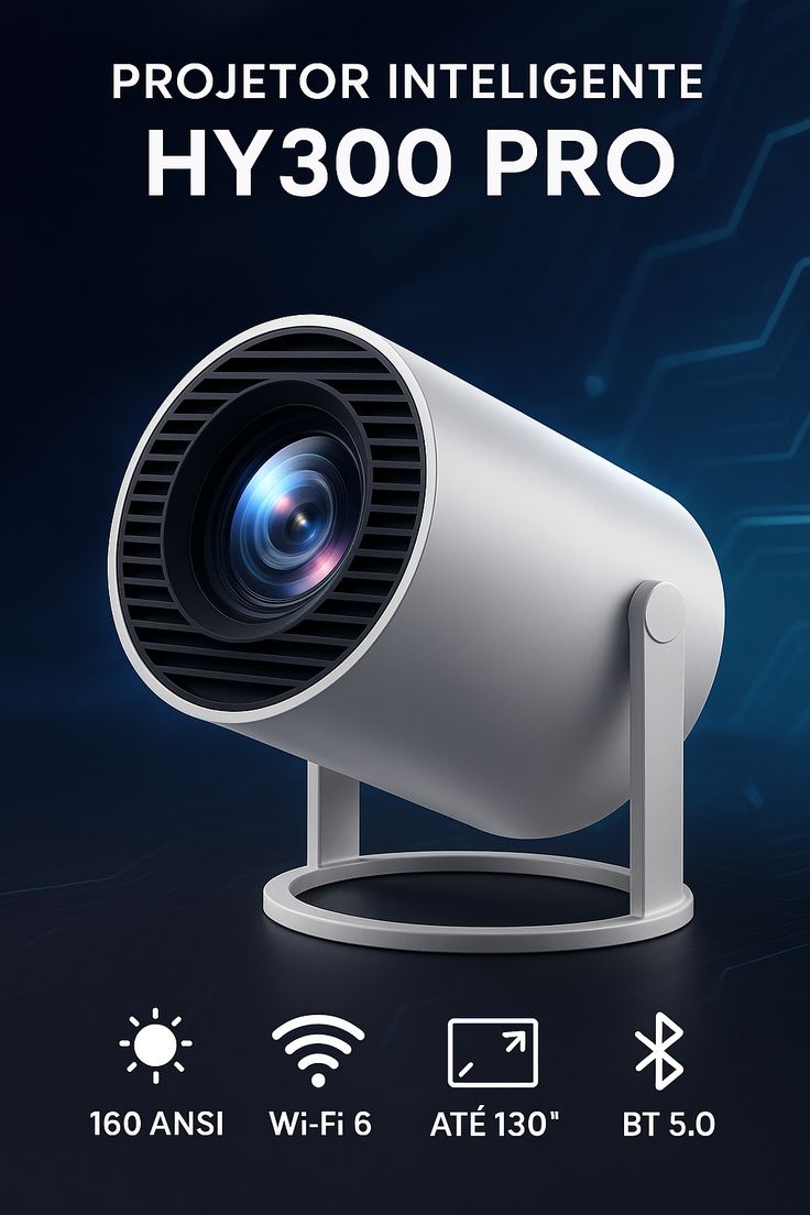 đĨ Android Smart Projector HY300 4K (ORIGINAL)