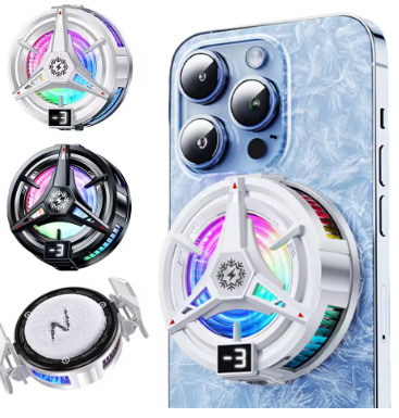 TL07 Magnetic Back-clip Phone Cooler 3 Speeds Semiconductor Cooling Fan