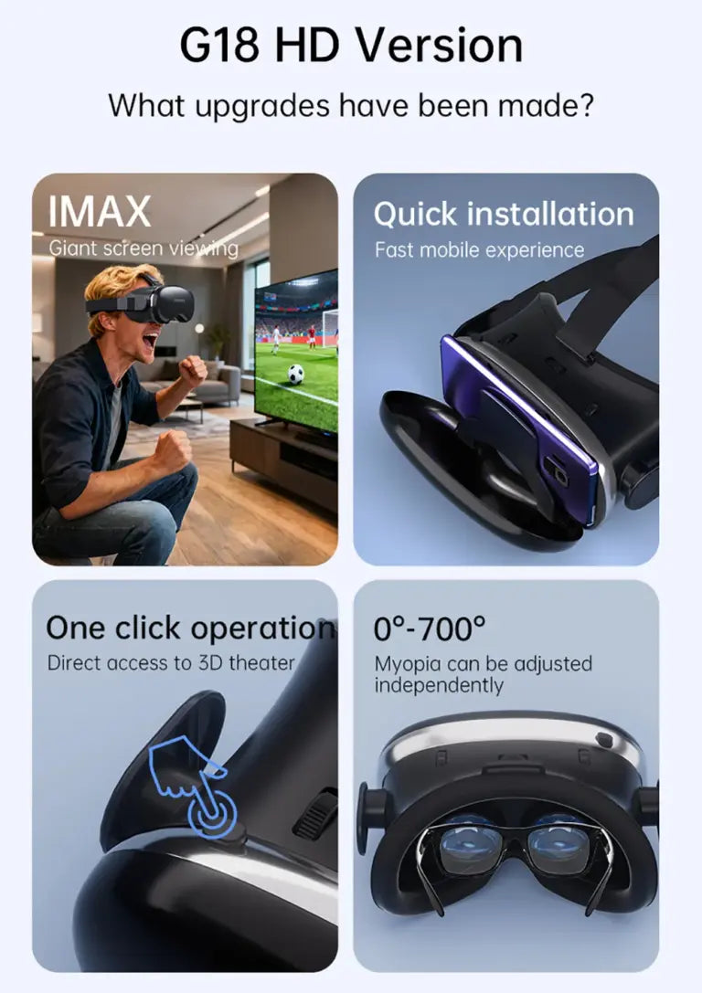 SHINECON G18 Virtual Reality Glasses 3D