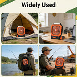 X16 Solar Rechargeable Fan – Portable USB Mini Fan with Powerful Airflow