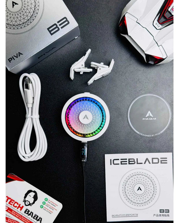 PIVA B3 25W Gaming Mobile Cooling Fan | For Pubg & Free Fire | Best for Android