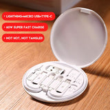 Remax RC-190 Multifunction Data Cable Set | 60W Fast Charging | Portable Storage Box