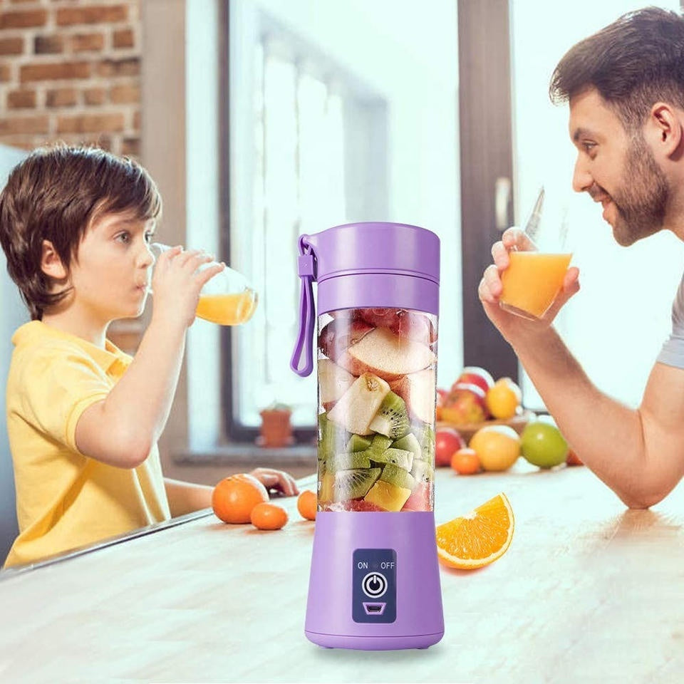 Mini Cup Fruit Juicer Blender – Portable USB Rechargeable Juice & Smoothie Maker
