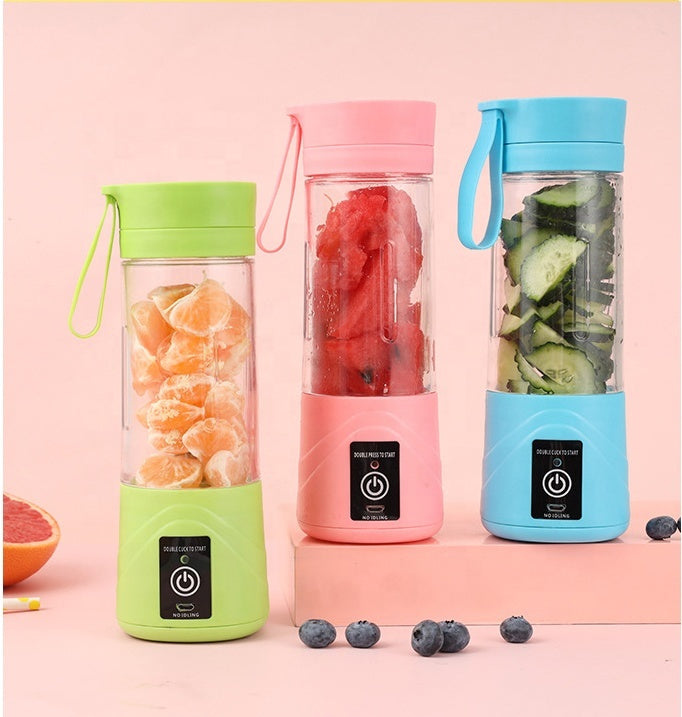 Mini Cup Fruit Juicer Blender – Portable USB Rechargeable Juice & Smoothie Maker