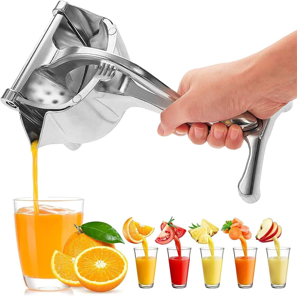 Heavy Duty Manual Fruit Juicer – Aluminium Steel Handheld Citrus & Fruit Press Juicer