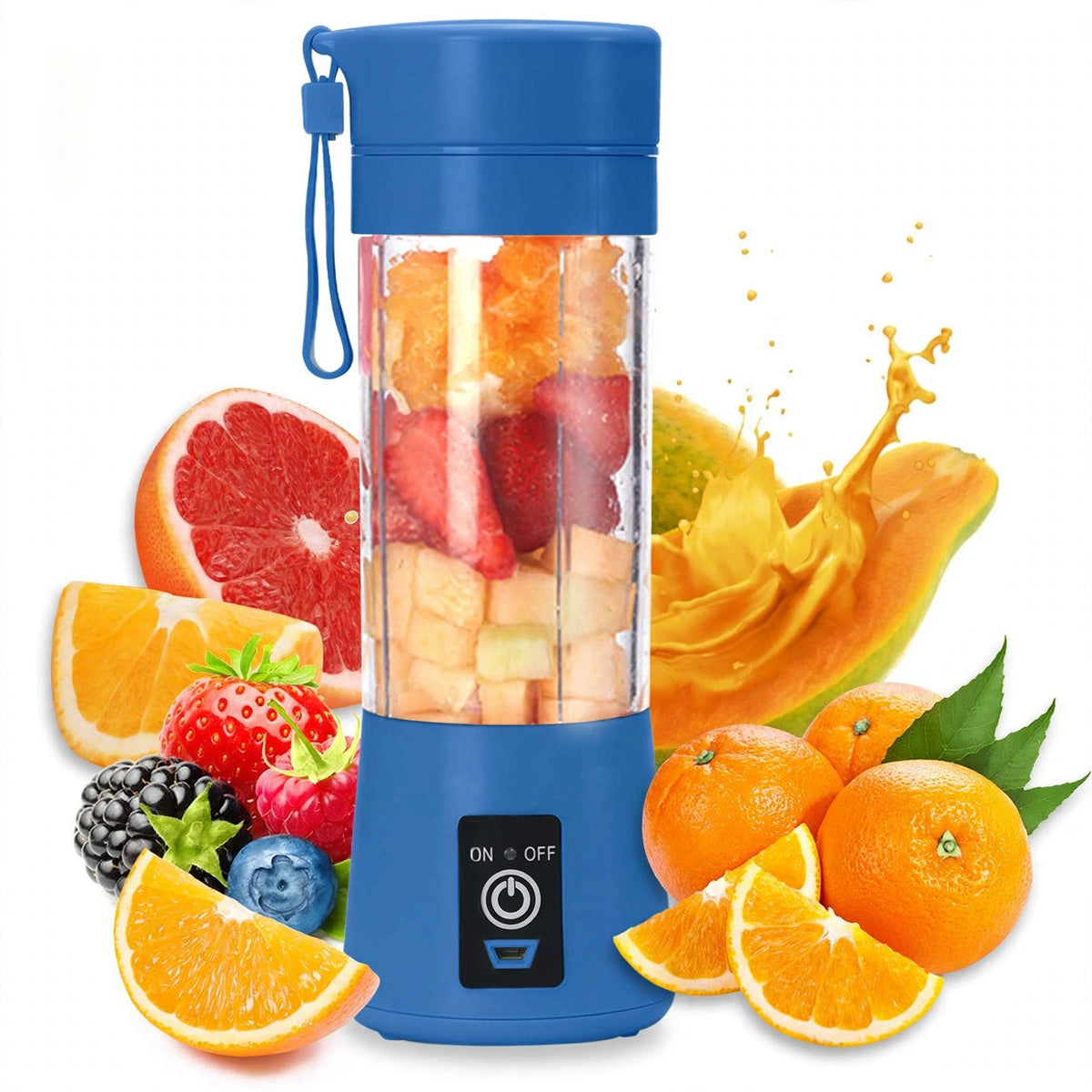 Mini Cup Fruit Juicer Blender – Portable USB Rechargeable Juice & Smoothie Maker