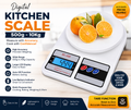 Digital Kitchen Scale 500g–10Kg – High Precision Electronic Food & Cooking Weighing Scale