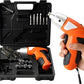 Cordless Electric Screwdriver Tool Kit | Rechargeable Multi-Bit Repair Set with Carry Case
