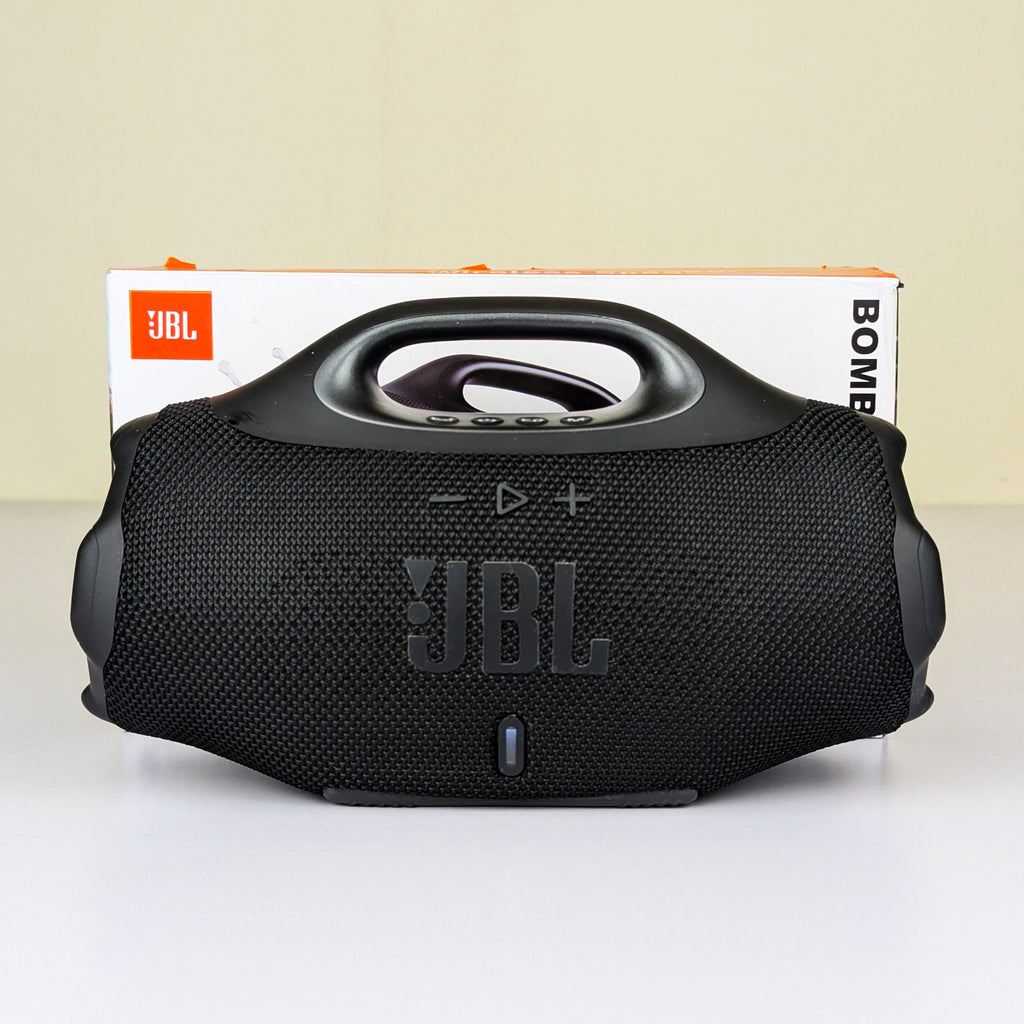 JBL Boombox 4 Mini Wireless Speaker – Powerful Sound Anywhere! (Blue )