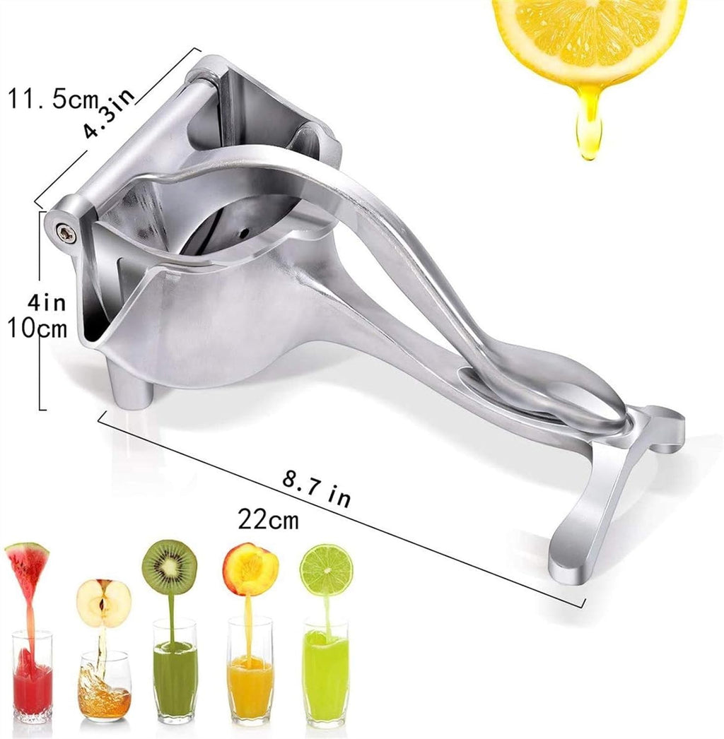 Heavy Duty Manual Fruit Juicer – Aluminium Steel Handheld Citrus & Fruit Press Juicer