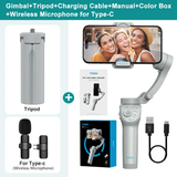 TOKQI M01 Handheld 3-Axis Gimbal Stabilizer | Anti-Shake | Bluetooth | Smartphone Gimbal