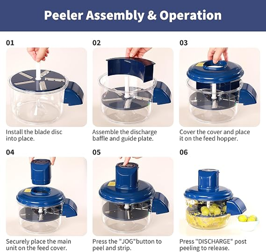 Portable Smart Electric Grape Peeler Machine | USB Rechargeable Automatic Fruit Peeler