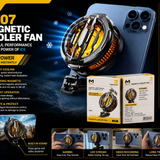 MEMO CX07 Magnetic Phone Cooler Fan | 15W Semiconductor Cooling | RGB Gaming Cooler