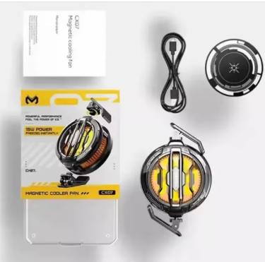 MEMO CX07 Magnetic Phone Cooler Fan | 15W Semiconductor Cooling | RGB Gaming Cooler