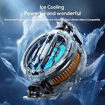 MEMO CX07 Magnetic Phone Cooler Fan | 15W Semiconductor Cooling | RGB Gaming Cooler