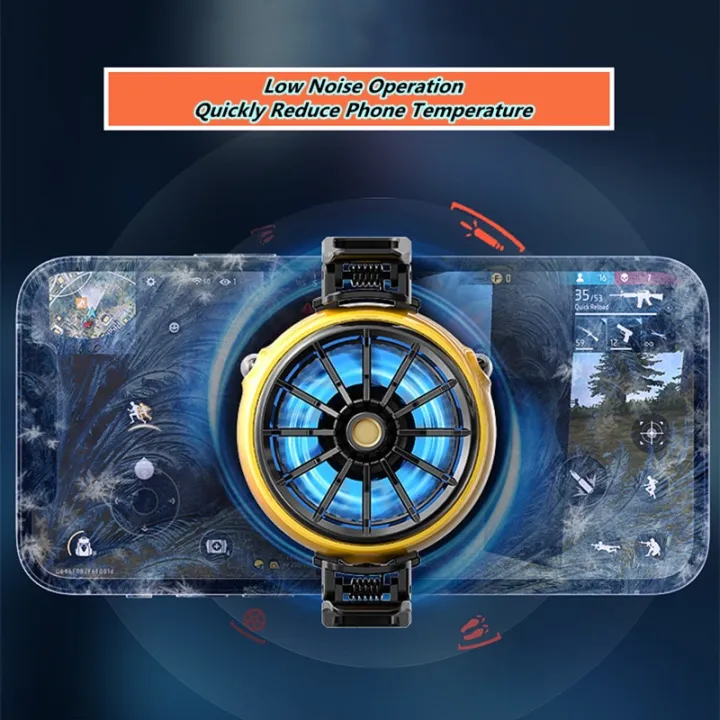DLAB A6 Mobile Phone Cooler | Clip-On Gaming Cooling Fan | Mobile Radiator