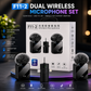 F11-2 Dual Wireless Microphone Set | Dual Mic for Type-C/Lightning | Noise Reduction