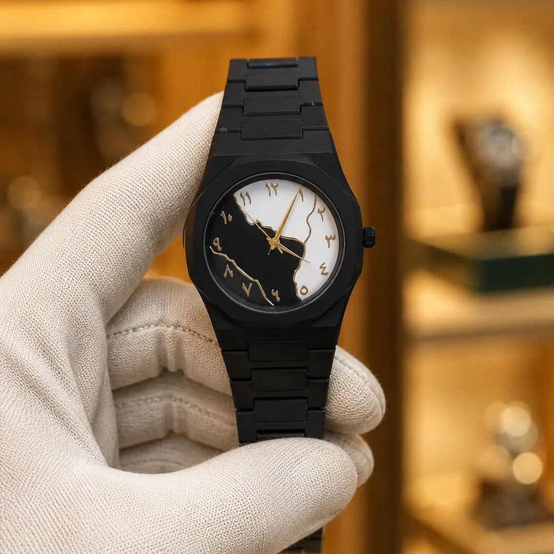 Modern Arabic Dial • Waterproof • Lightweight • Everyday Style