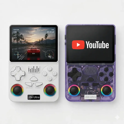 J36 Ultra All-in-One Handheld Gaming Console – 3.5" IPS HD Retro Game Console with 20,000+ Games & WiFi