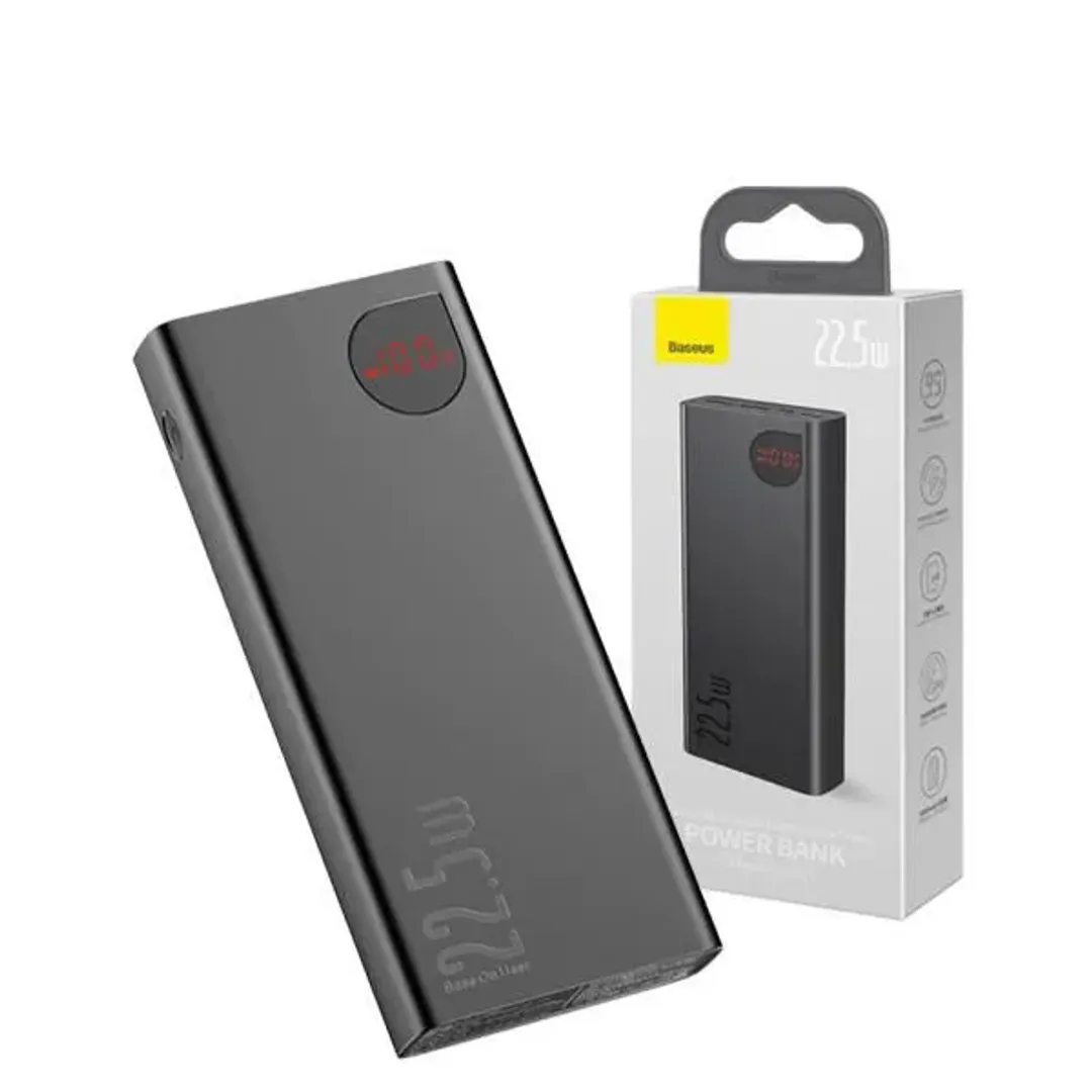 20000mAh Capacity • 22.5W Fast Charging • LED Digital Display • Premium Metal Body
