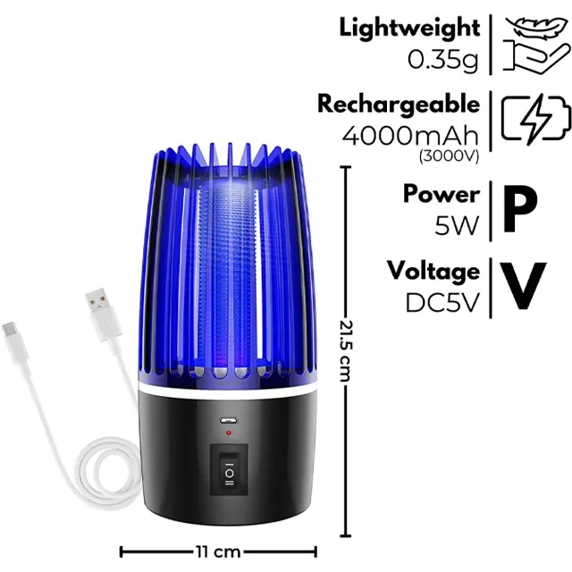Rechargeable Mosquito Killer Lamp