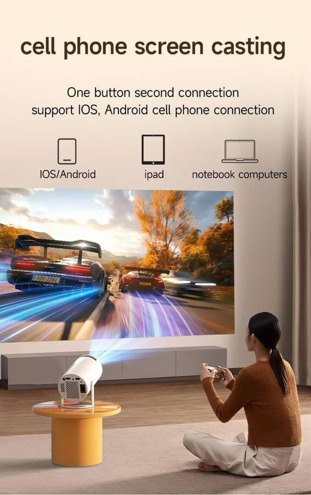 HY300 Smart Mini Projector