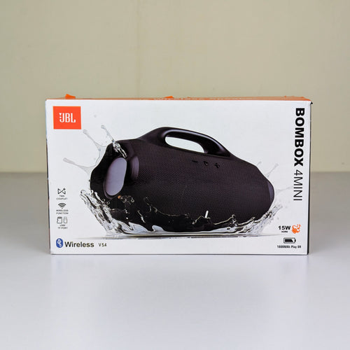 JBL Boombox 4 Mini Wireless Speaker – Powerful Sound Anywhere! (Blue )