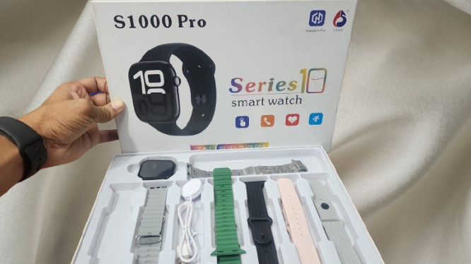 Smart Watch S1000 Pro Series 10 – 7-in-1 Fitness & Sports Smartwatch with Call & Message Features