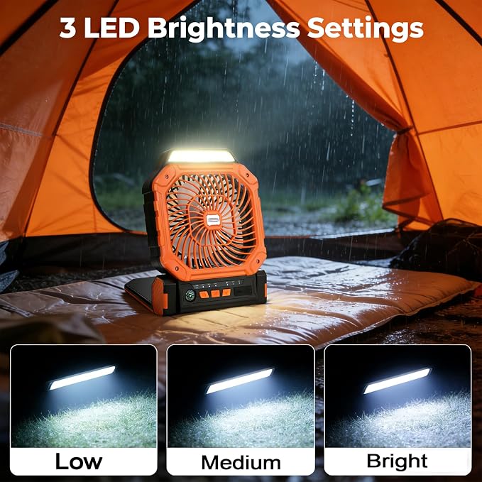 X16 Solar Rechargeable Fan – Portable USB Mini Fan with Powerful Airflow