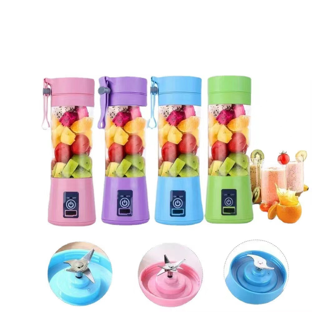 Mini Cup Fruit Juicer Blender – Portable USB Rechargeable Juice & Smoothie Maker