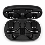 Q25 2-in-1 Couple Soft Ear Hooks TWS Wireless Earbuds – LED Digital Display