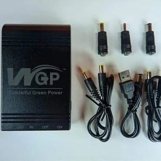 WGP Mini UPS 5V/9V/12V Upgraded Original (10,400mAh) | Router & ONU Power Backup
